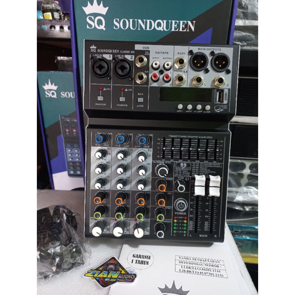 Mixer SoundQueen Classic 400 original 4chanel