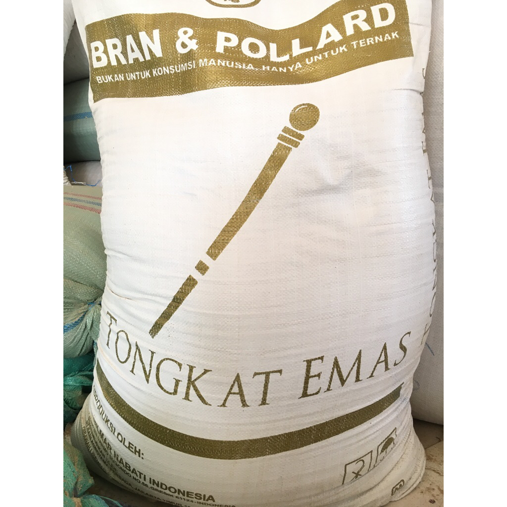 Pollard Tongkat Emas Ecer 1Kg / BRAN & POLLARD
