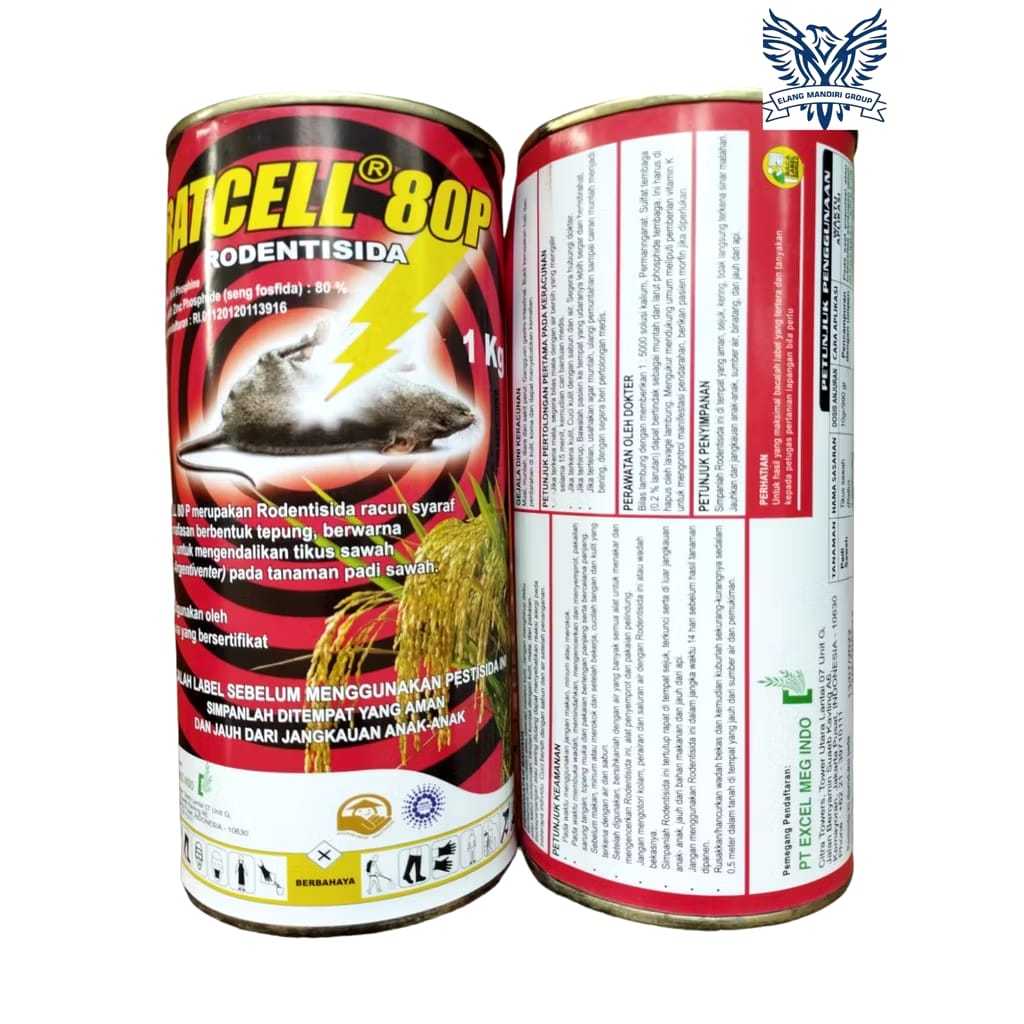 Racun Tikus Ratcell 80P 1kg Rodentisida Ratcel Ratsel Pembasmi Tikus Phospit Zeng Pospit / Pospit Ex