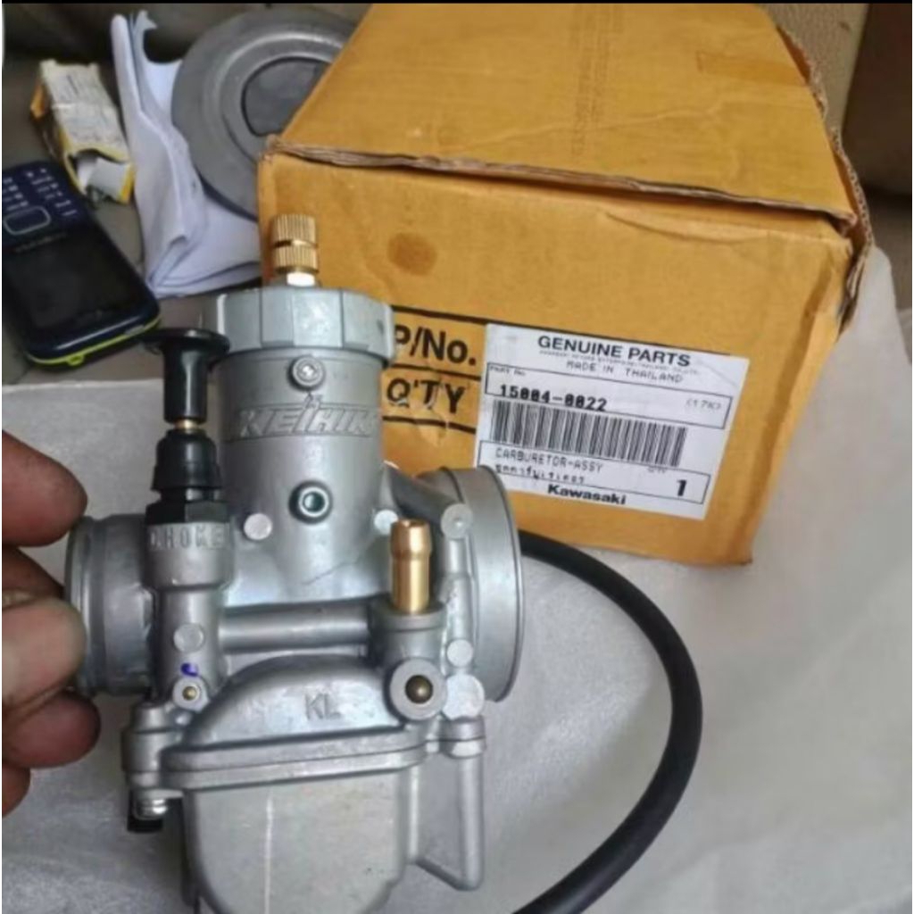 15004-0022 KARBURATOR KARBU NINJA 150 R SS PWL26 KEIHIN ORIGINAL KAWASAKI