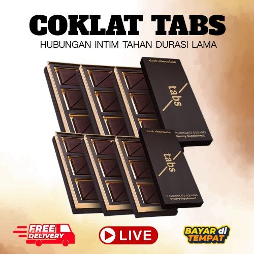 

tabs chocolate dark chocolate for couple nyalakan kemesraan 1 box