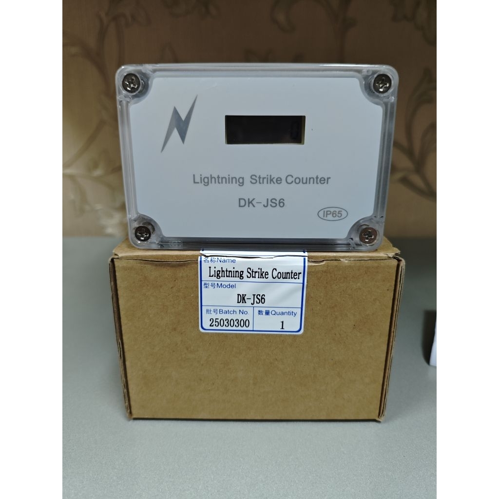 LIGHTING COUNTER STRIKE DK-JS6 / PENGHITUNG SAMBARAN PETIR DIGITAL
