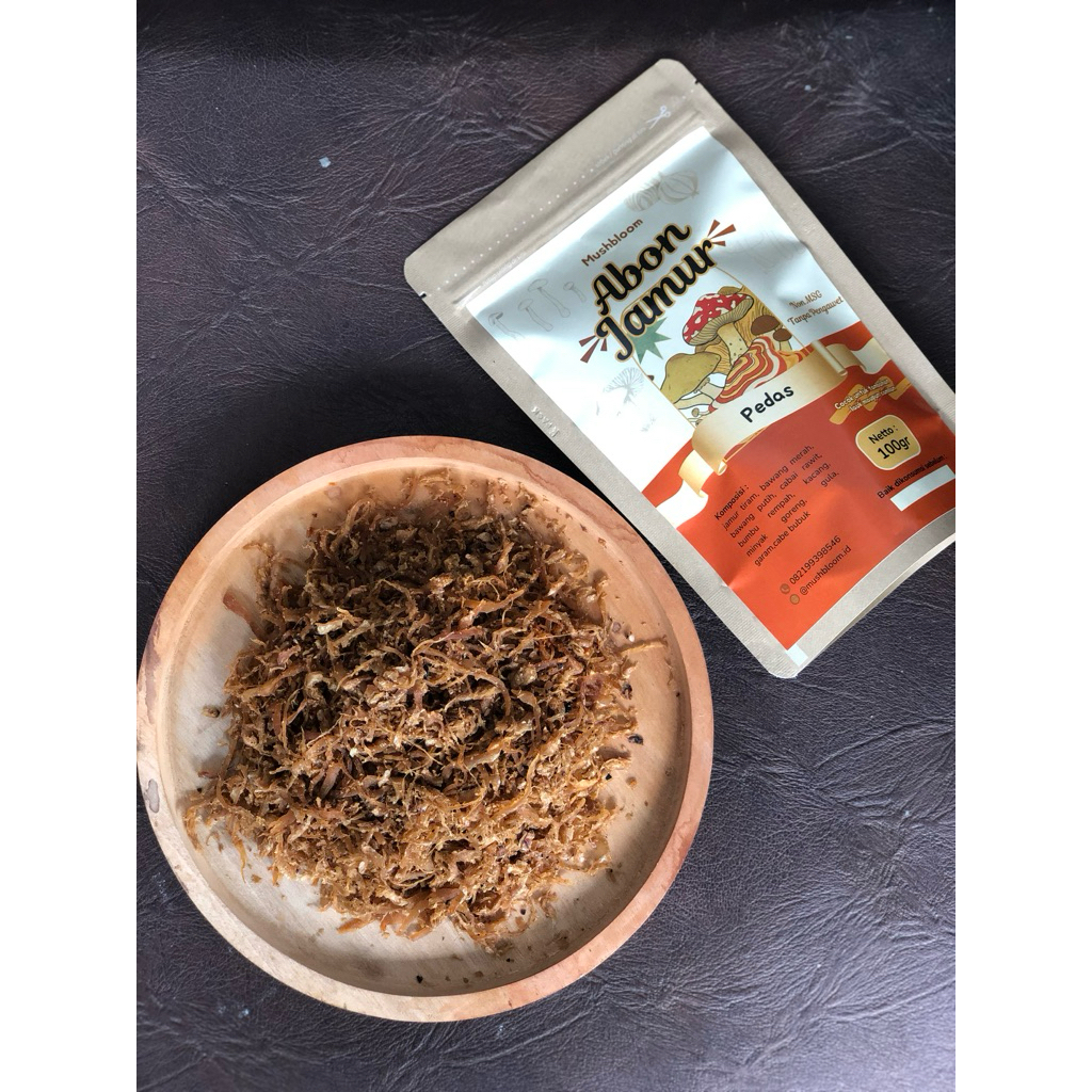 

abon jamur pedas