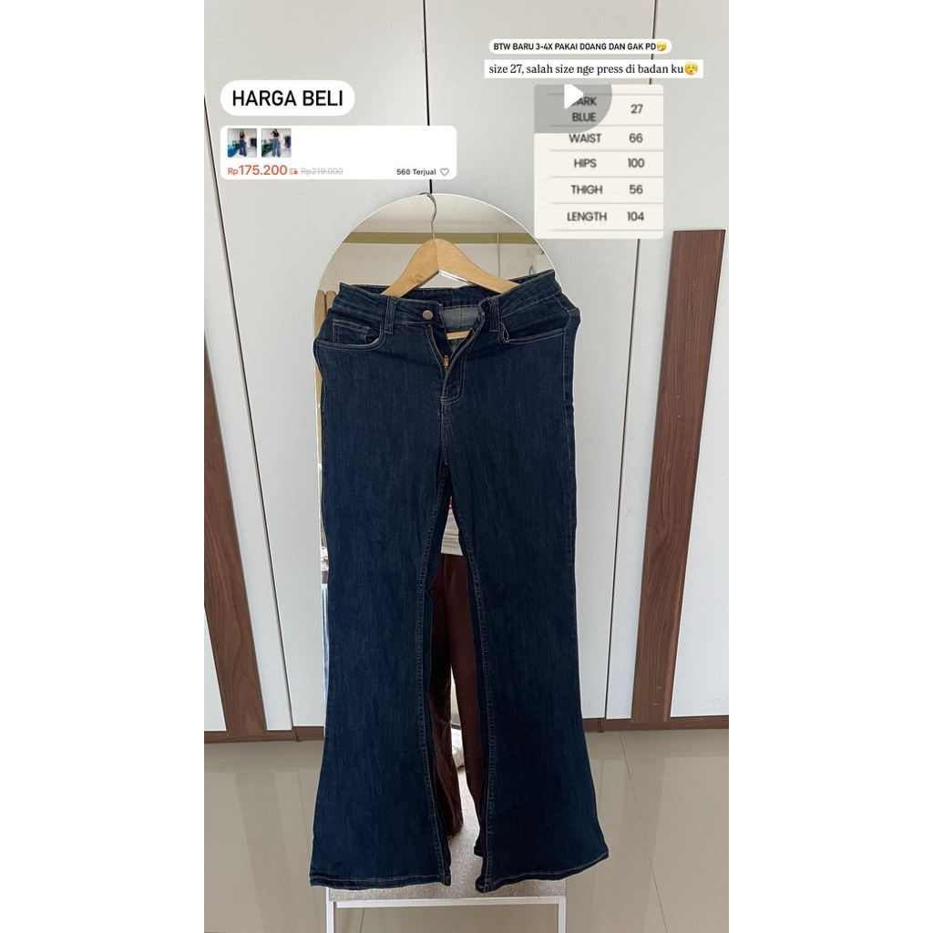 preloved jeans cut bray