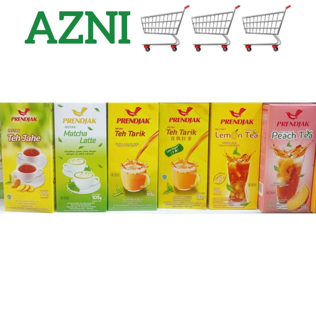 

Teh Prendjak Instan Isi 5 Pcs - Lemon Tea/ Jahe/ Tarik/ Peach/ Matcha Latte