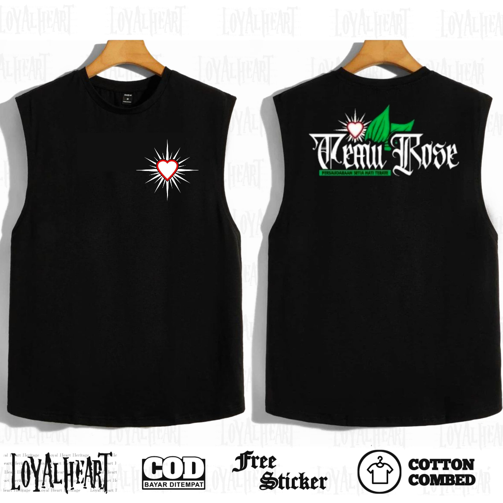 kaos PSHT TEMU ROSE - kaos psht temu rose terbaru - KAOS SINGLET PSHT