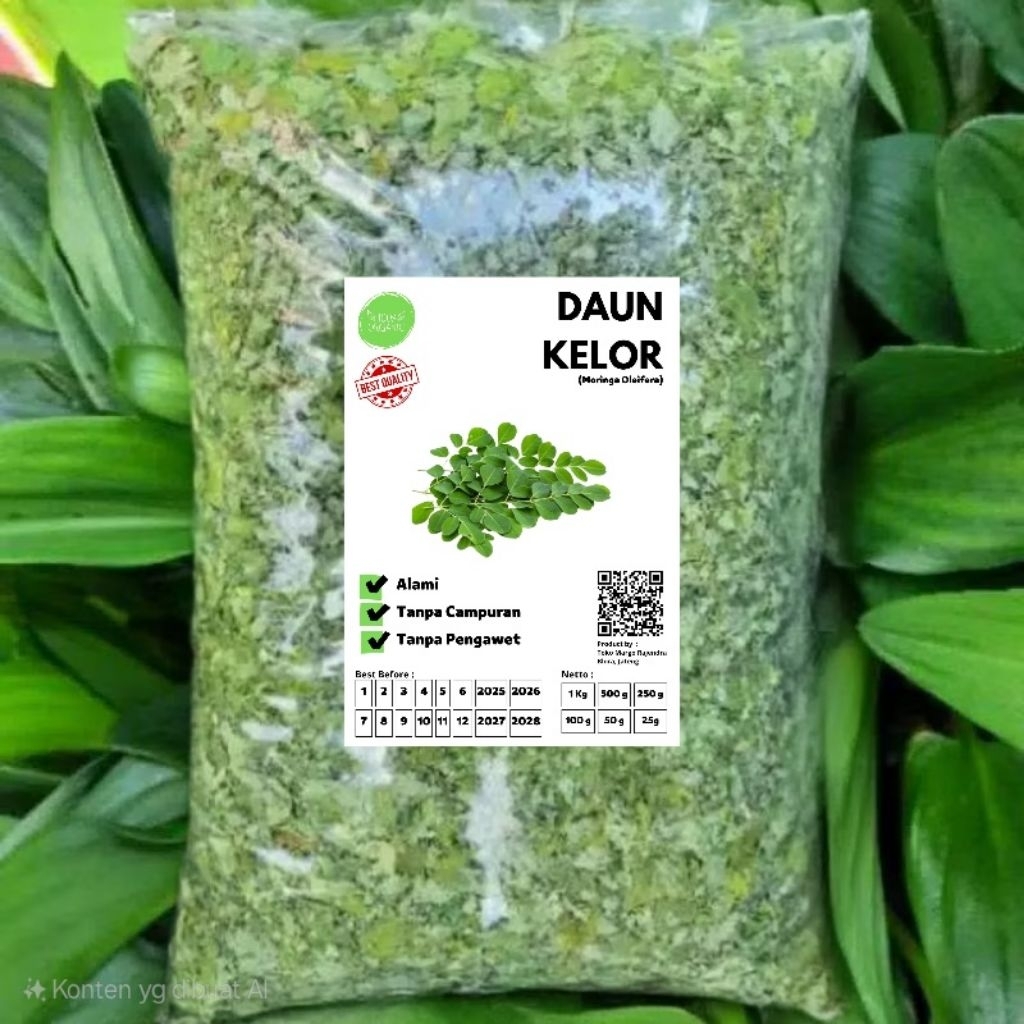 

PROMO Daun Kelor Kering isi 500 gram Moringa Murah