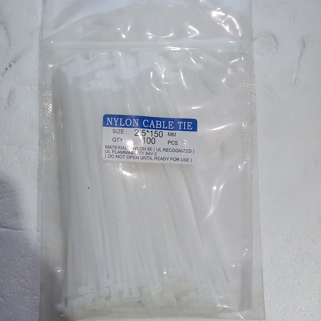 

kabelties tali ties 2,5*150mm isi 100pcs