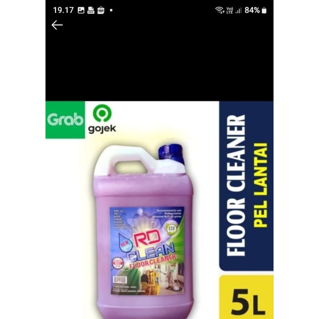 RD clean pembersih lantai 5 liter