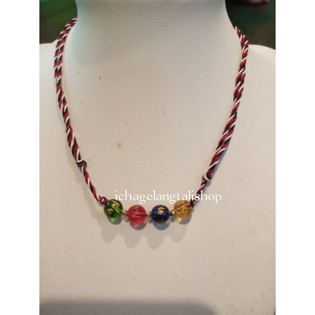 kalung tridatu bola warna Mrican 0, 2 gram Semar nusantara