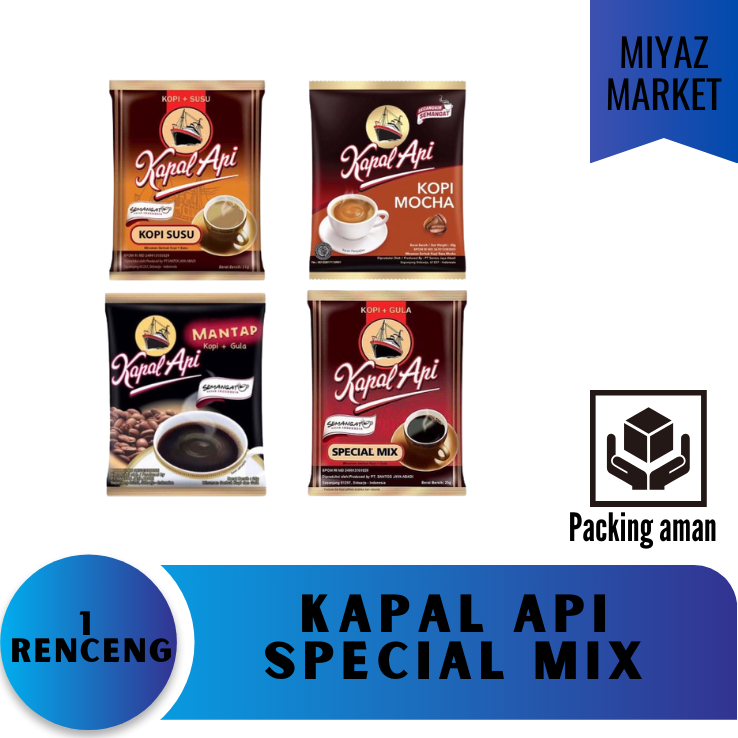 

❤MIYAZMARKET❤ Kapal Api Special Mix Renceng / Kapal Api / Kopi Kapal Api Sachet