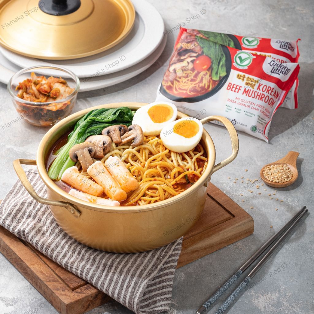 

Mie Korea Gluten Free - Ladang Lima Korean Beef Mushroom Noodle