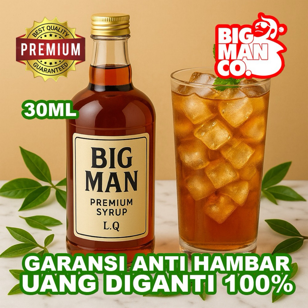

BISA COD - SIRUP KEBUL BIGMAN NOL NC BERGARANSI 30 OZ RASA BEVERAGE TEH MANIS DAN KOPI SERIES (DINGIN)