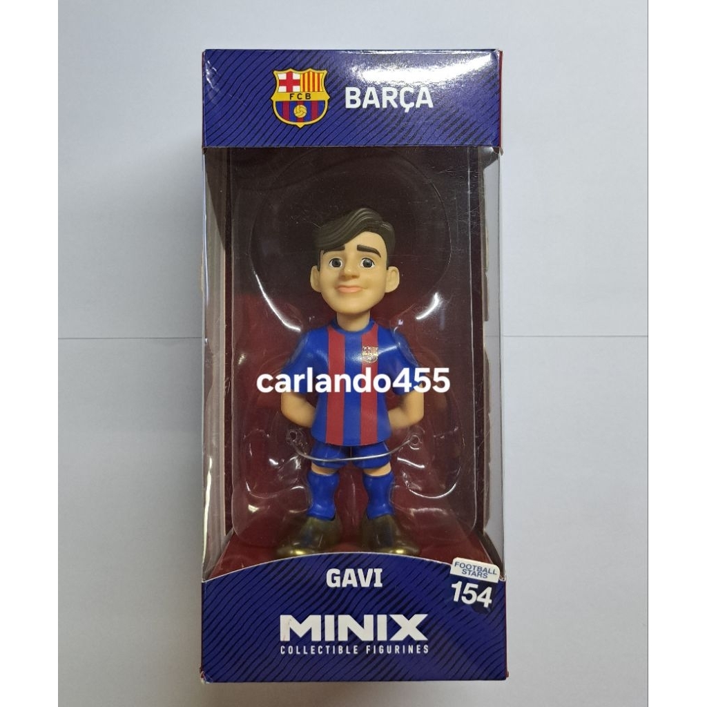 Minix FC Barcelona BARCA Pablo Gavi Mini Figure Football Sepak Bola Jersey Funko Pop