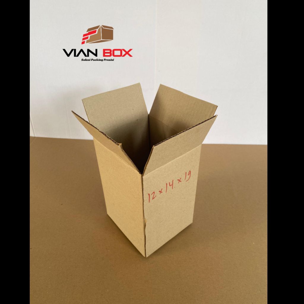 

kardus/karton ukuran 12x14x19cm1ply