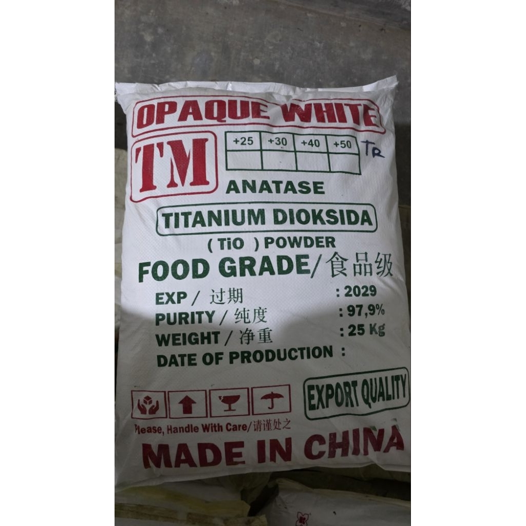 

Pemutih Makanan / Opaque White 1Kg