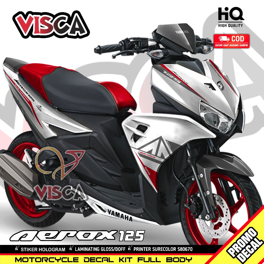 Decal Aerox 125 Full Body Stiker Aerox 125 Full Body Stiker Motor Aerox 125 Full Body LC