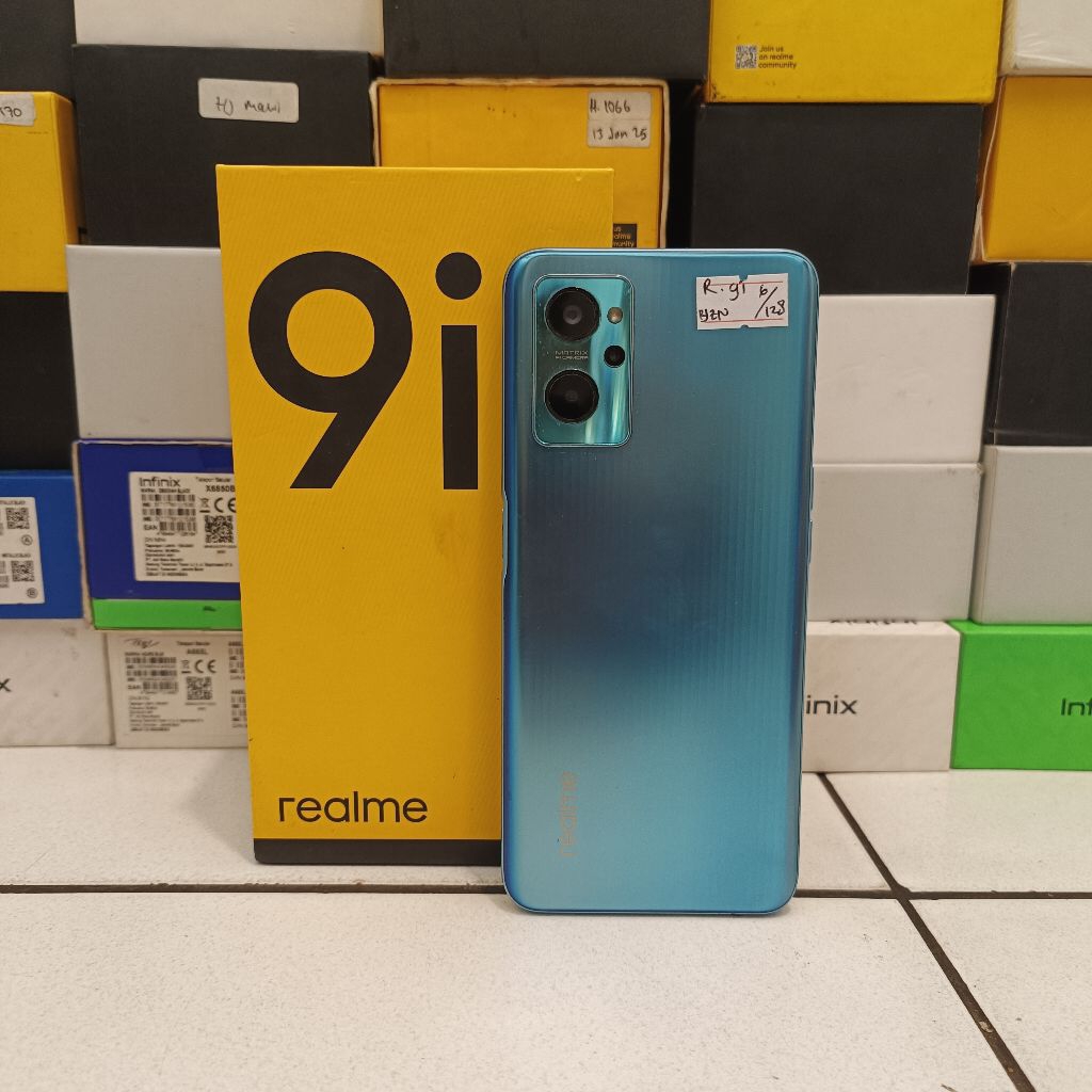 Realme 9i 6/128 Fullset Mulus - Hp Second Murah Berkualitas dan Bergaransi