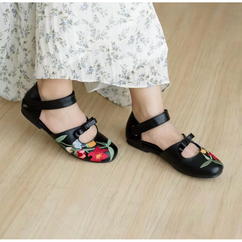 DIANABLE shoes bordir lucu preloved