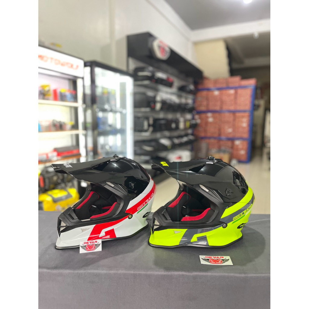 Helm Full Face Supermoto GIVI Original 100%