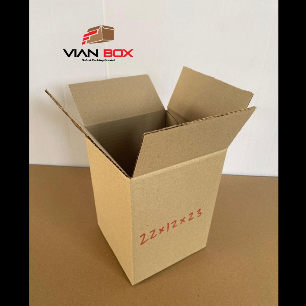 

kardus/karton ukuran 22x12x23cm1ply