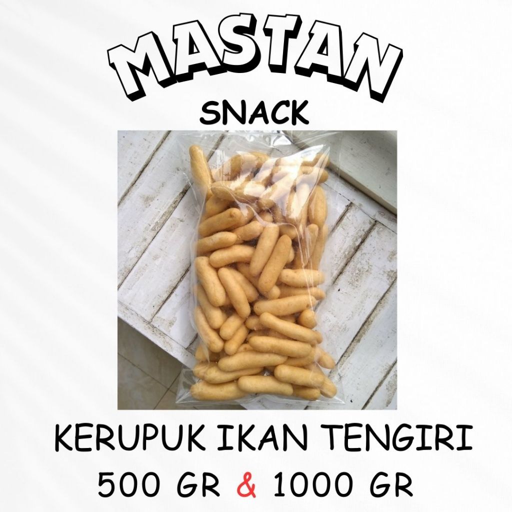 

[500gr & 1kg] Krupuk Ikan Tengiri Khas Cilacap Kerupuk Tenggiri