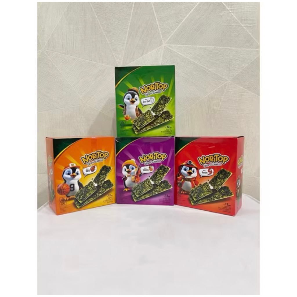 

Noritop crispy seaweed rumput laut