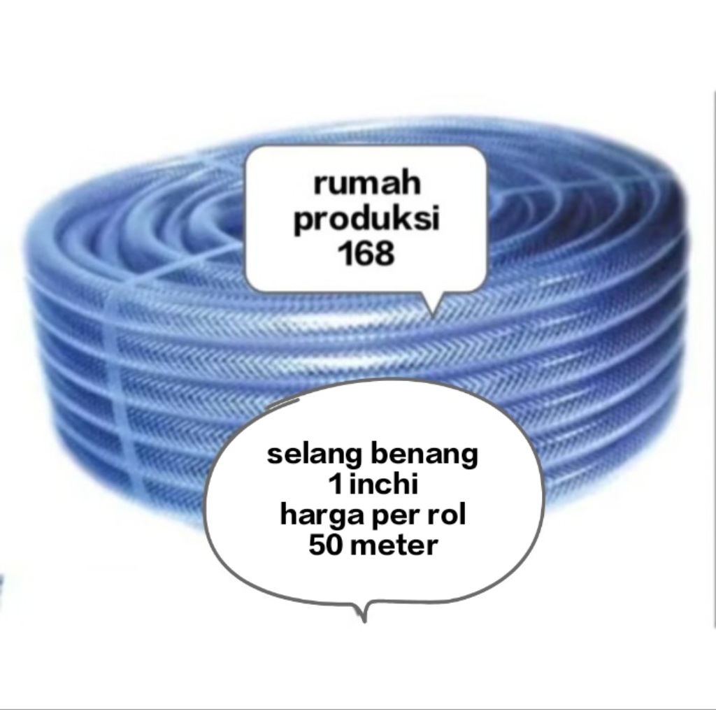 ROL 50 METER selang benang 1inchi selang taman selang air