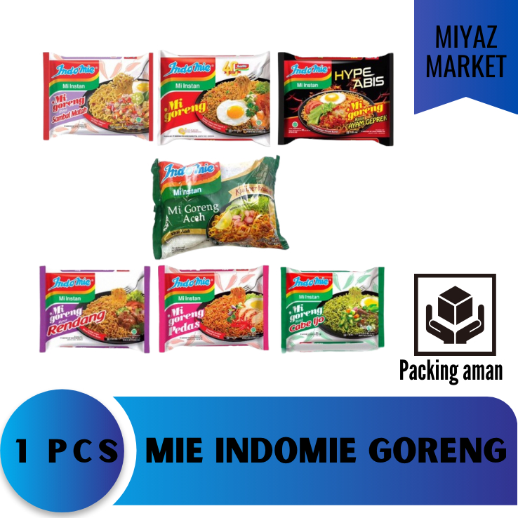

❤MIYAZMARKET❤ Mie Indomie Goreng / Indomie Goreng All Varian / Mi Indomie