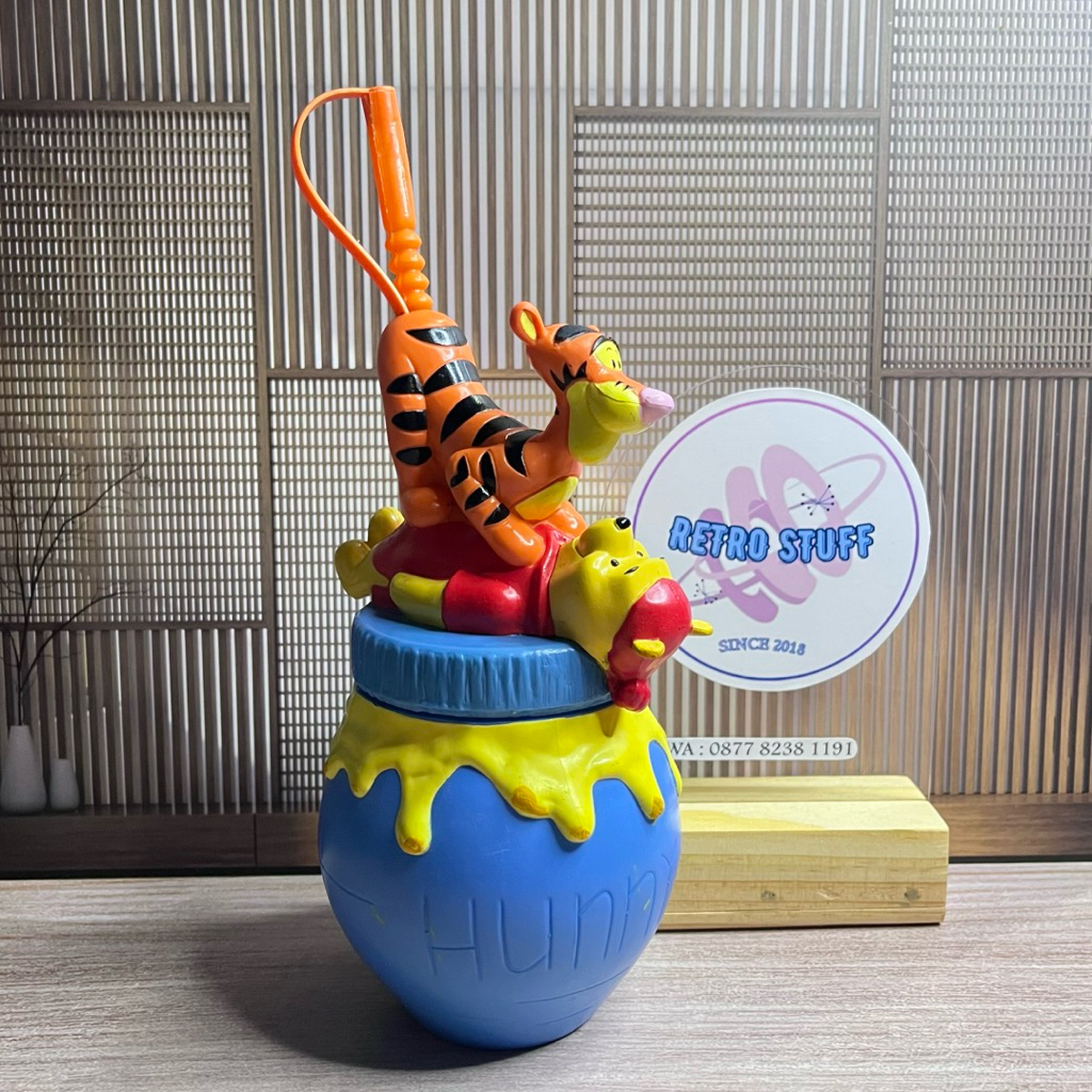 Figure Disney Botol Minum Tiger Bounce Winnie The Pooh Lucu