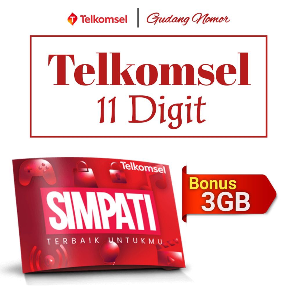 Simpati Telkomsel 11 Digit Nomor Cantik Kartu Perdana Cantik Telkomsel 11 Digit 5G No Cantik Simpati