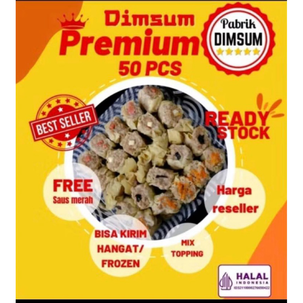 

Dimsum Mix isi 50pcs