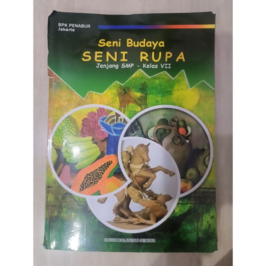 Buku Seni Budaya kelas 7 Penabur