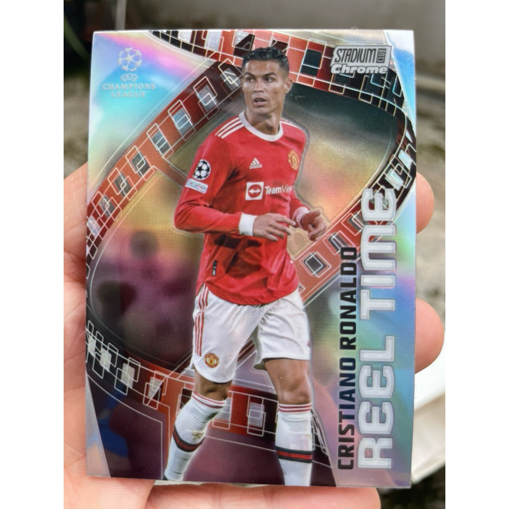 CRISTIANO RONALDO KARTU STADIUM CLUB REEL TIME REFRACTOR