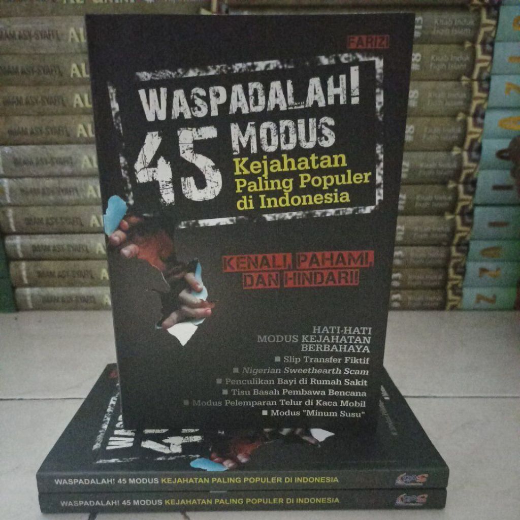 BUKU MOTIVASI PENGETAHUAN PENGEMBANGAN DIRI BACAAN INSPIRATIF ILMU SOSIAL / WASPADA 45 MODUS KJAHATA