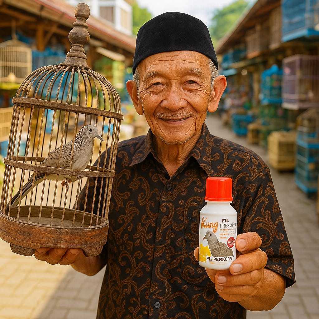 KUNG NUSANTARA JAMU DALAM BENTUK PIL UNTUK BURUNG PERKUTUT LOKAL MAUPUN BANGKOK