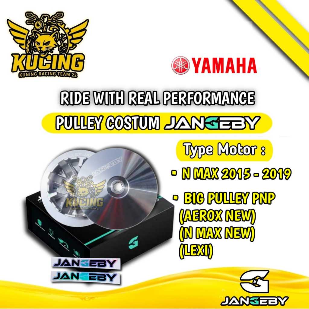Pulley Custom Jangeby G2 Nmax 2DP Aerox BIG PULLEY Lexi All New Nmax