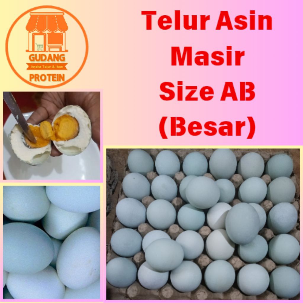 

Telur asin masir besar istimewa termurah terbaik