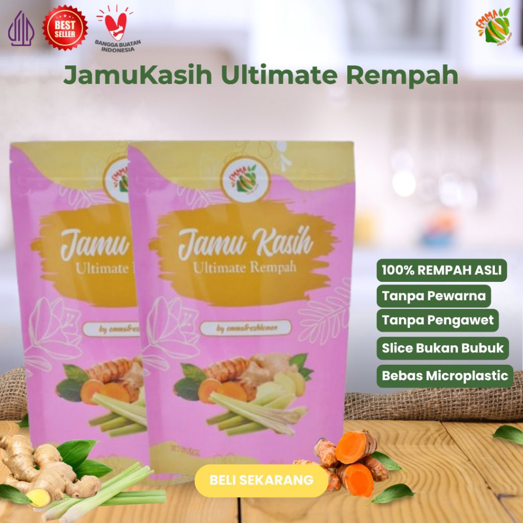 

Jamu Kasih Ultimate Rempah Asli [42x minum] | JSR DIET DETOX PROMIL HAID JERAWAT - Paket 2 Minggu 2 Pouch by EmmaFreshLemon