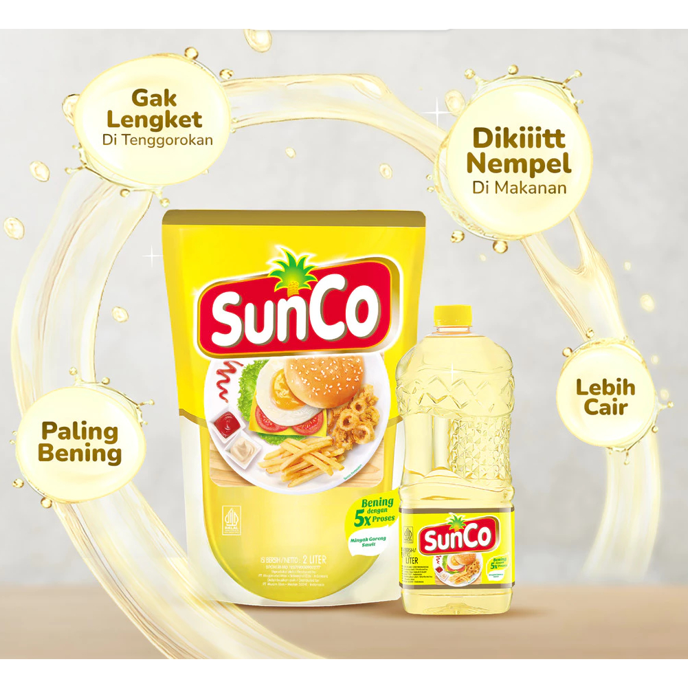 

SunCo Minyak Goreng Refill 2LBening