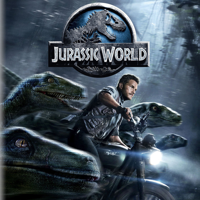kaset DVD film barat Jurassic World (2015)