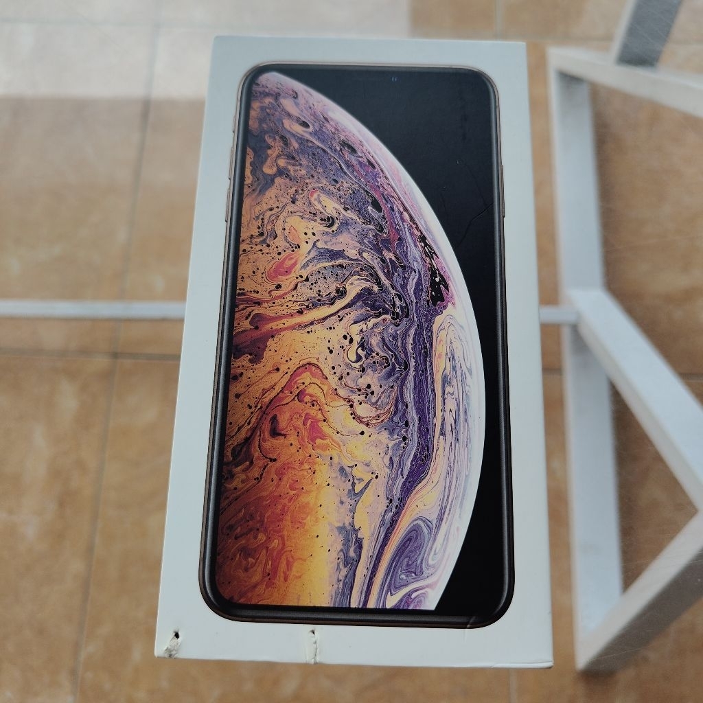 Dus Box iPhone XS MAX 256GB Gold Inter Original Copotan