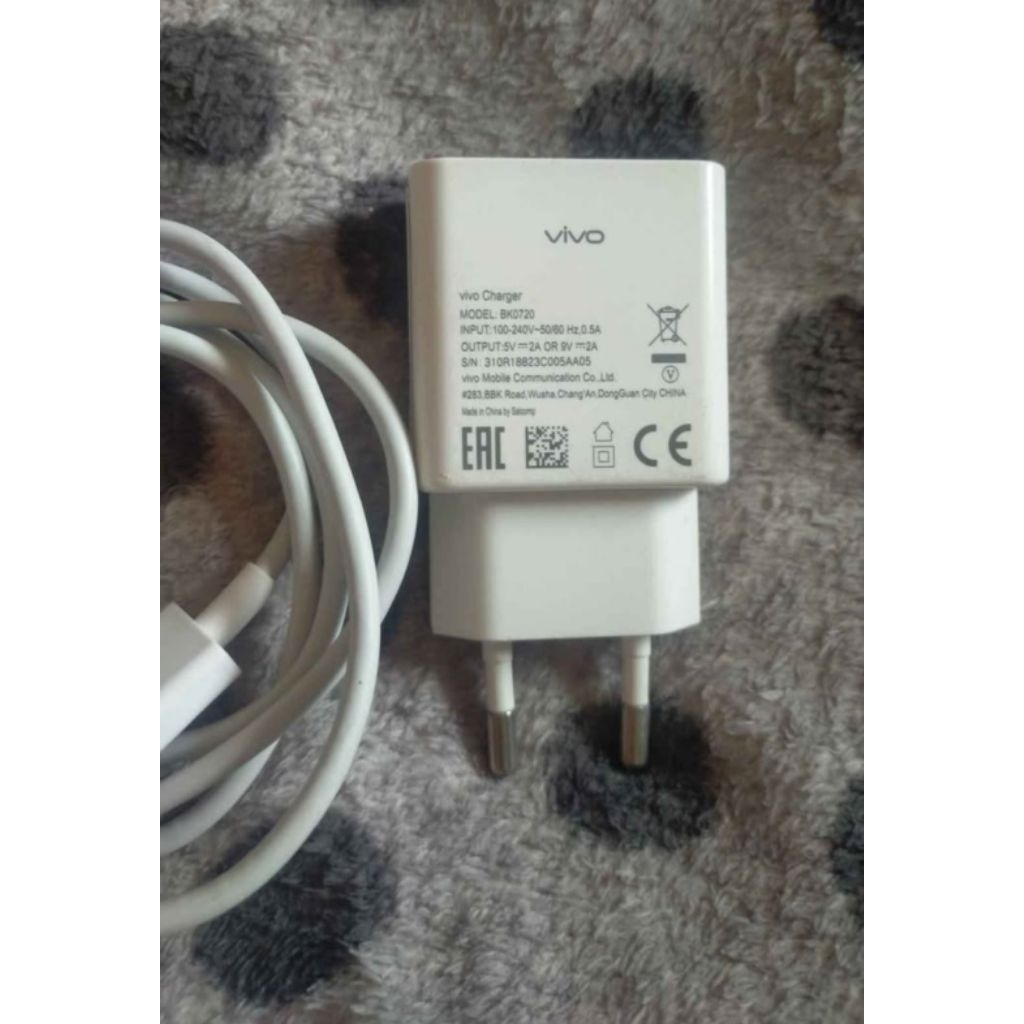 charger copotan Vivo 18 watt batok kecil type c