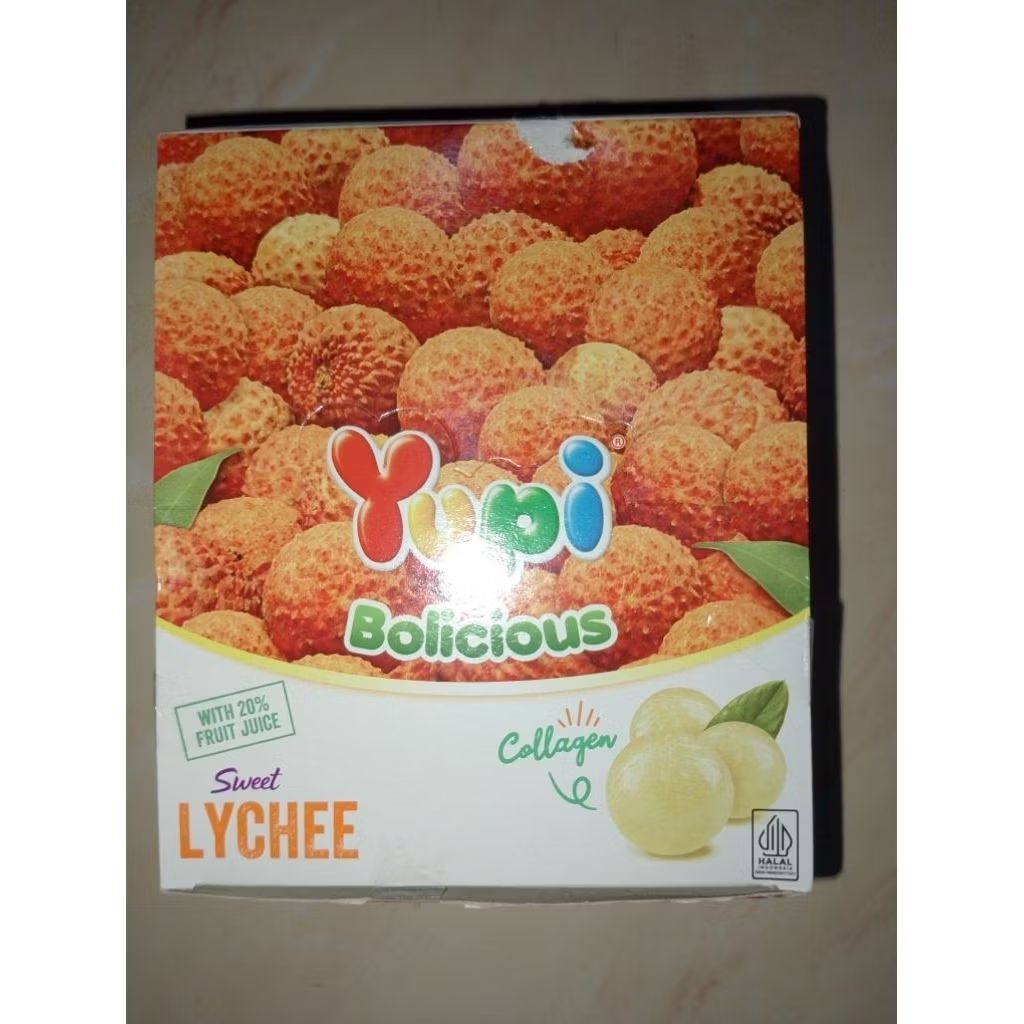 

Yupi Bolicious Rasa Lychee Isi 12pcs