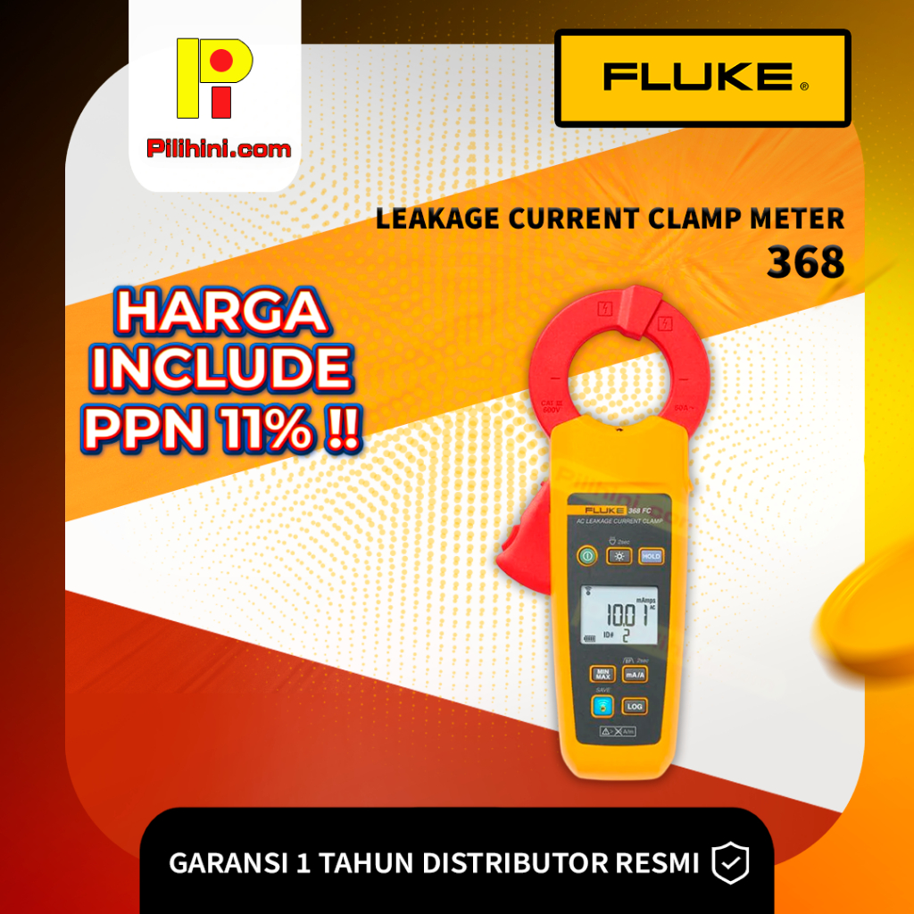 Fluke 368 True-RMS Leakage Current Clamp Meter