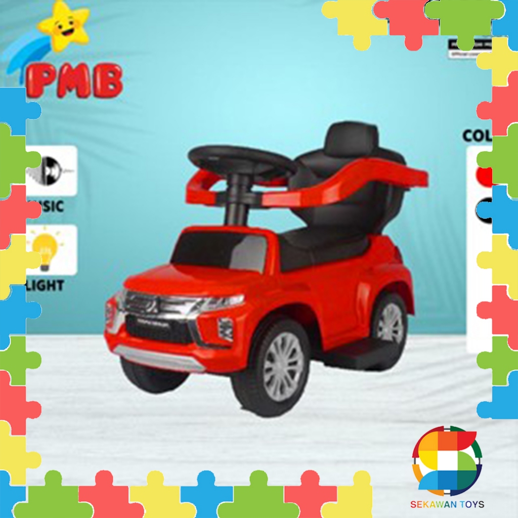 Mainan Anak Mobil Pajero PMB Tolocar Pajero Sport Dorong PMB603B