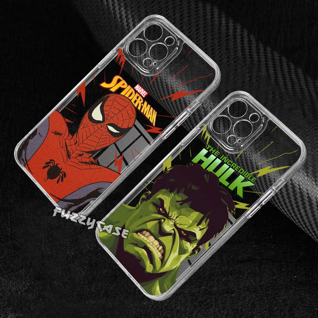 Case Transparant Model Marvel For Realme NOTE 60 NOTE 50 C63 C61 C51S C51 C55 C53 C65 C67 C30 C31 C3