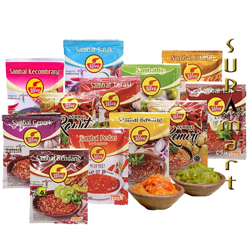 

(10 sachet x 20gr) FINNA Uleg Sambal Renceng ANEKA VARIAN