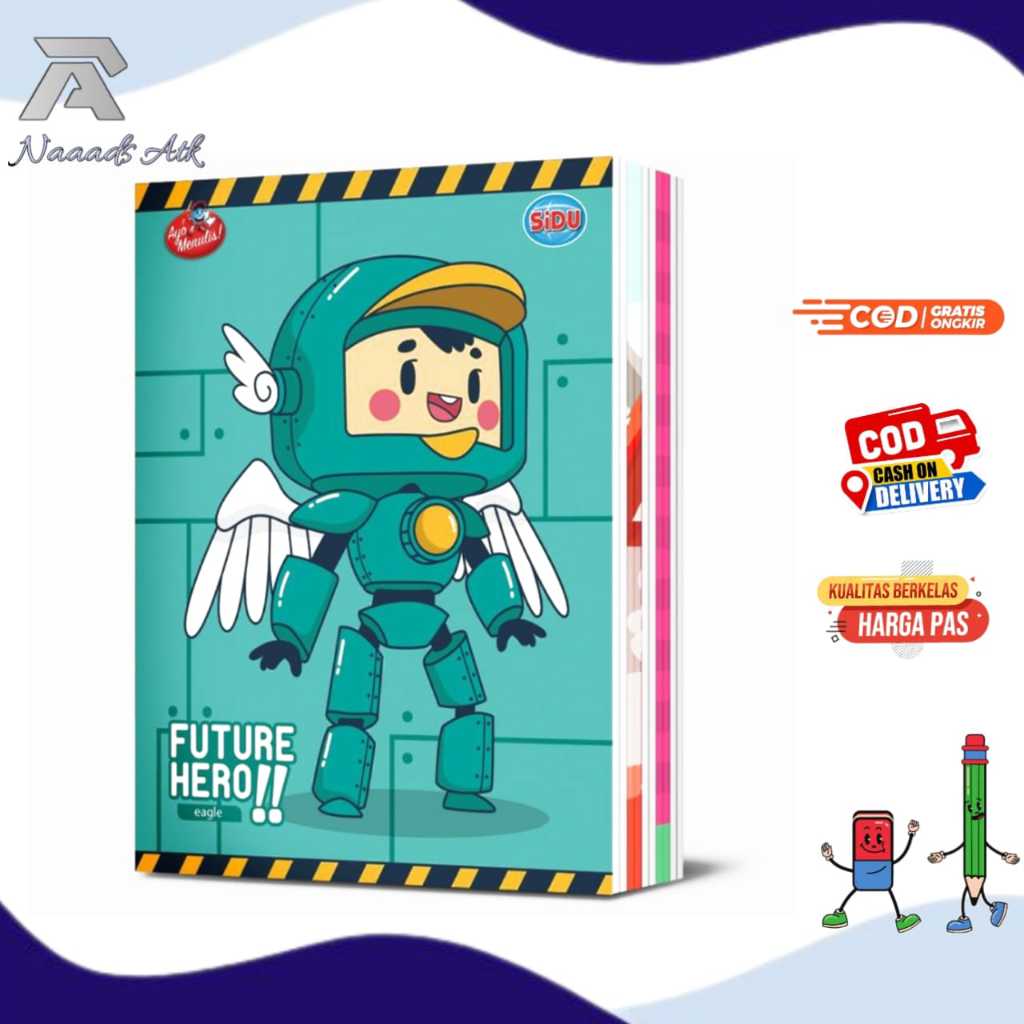 

BUKU TULIS SIDU 38 LEMBAR (PAK) / BUKU TULIS SIDU Buku Tulis Sinar Dunia (SIDU) 38Lembar isi 10 pcs