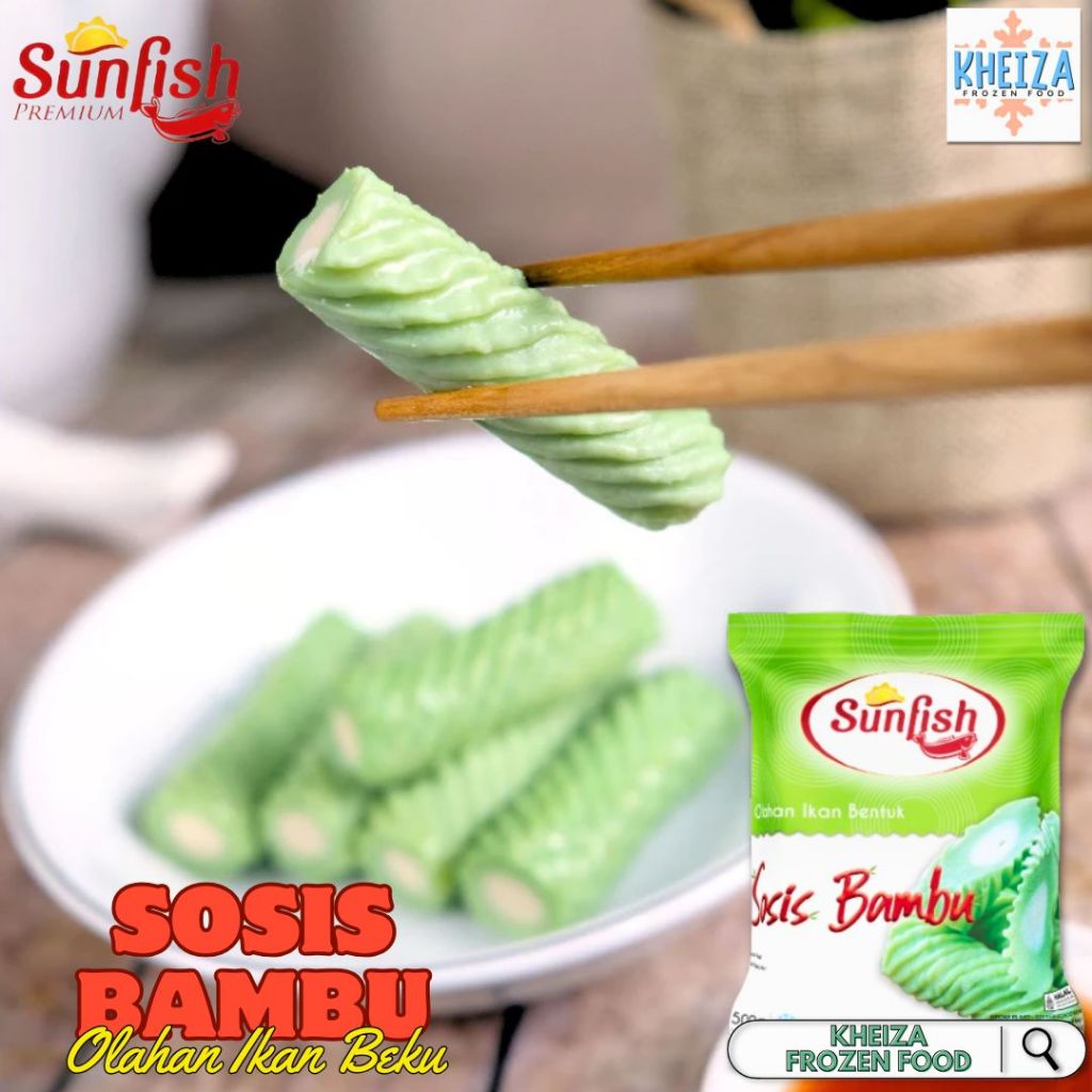 

SUNFISH SOSIS BAMBU 500GR - Olahan Seafood - Kheiza Frozen